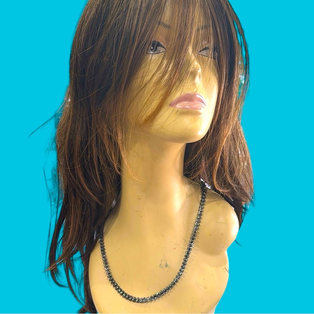 J.CREW‎ GUNMETAL GRAY  RHINESTONE NECKLACE